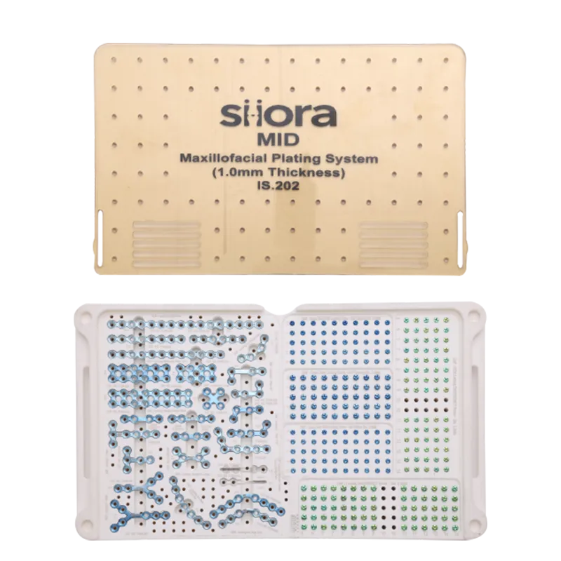Mid Maxillofacial Plate (1.0mm Thickness) 2.0mm Screws System