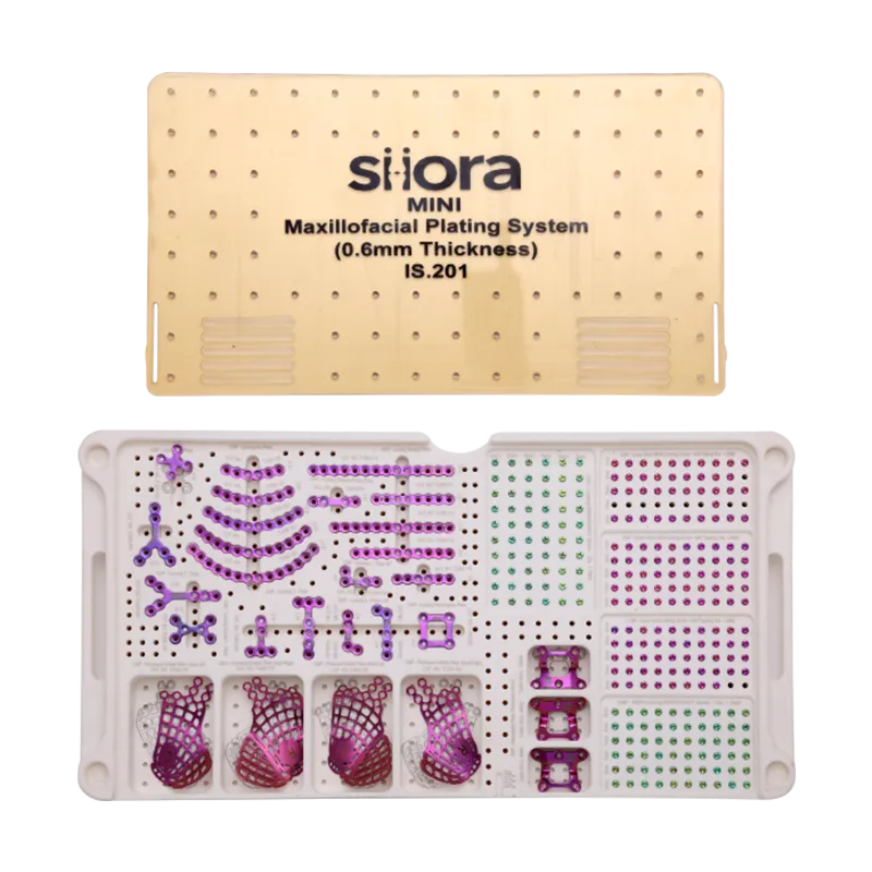 Mini Maxillofacial Plate (0.6mm Thickness) 1.5mm Screws System
