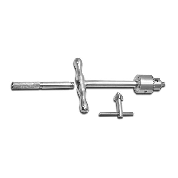 T-Handle - Stainless Steel Chuck and Key 10.0mm Capacity with 10.0mm Protection Sleeve