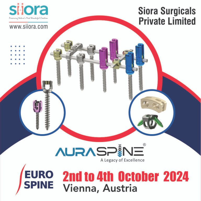 Eurospine Medical Expo 2024 Siora Surgicals Private Limited