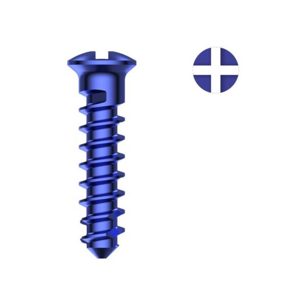 CMF - Cross Drive NON Locking Screw - Self tapping - 2.0 mm Dia.