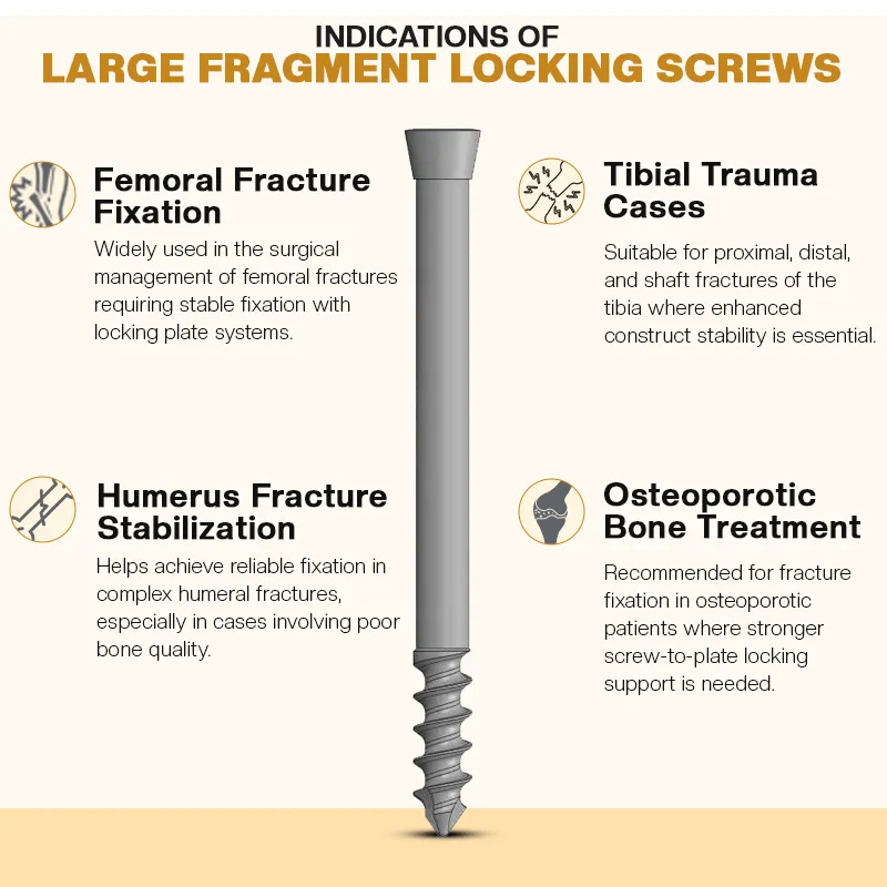 Key Indications of Large Fragment Screw System