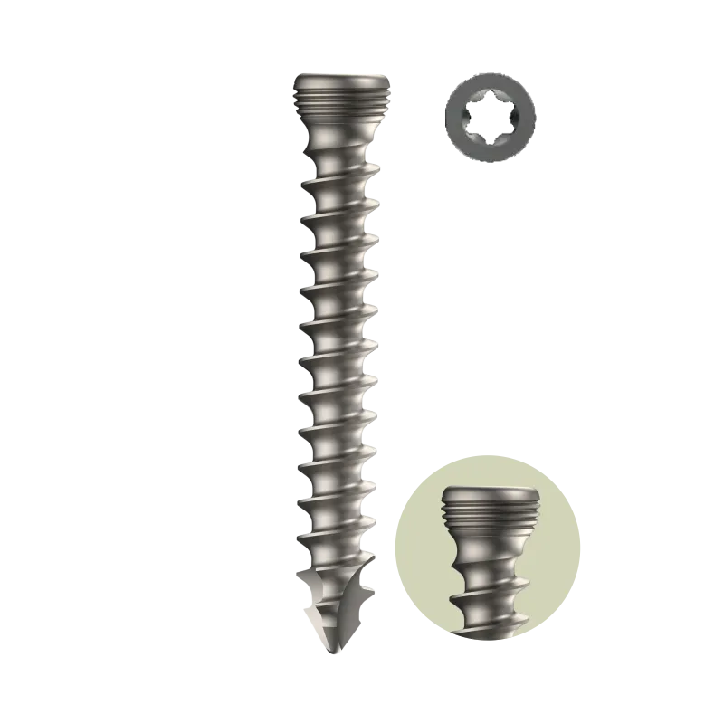 Variolock 4.0mm Variable Angle Locking Head Cancellous Screw Full Thread – Self Tapping (Star Drive)