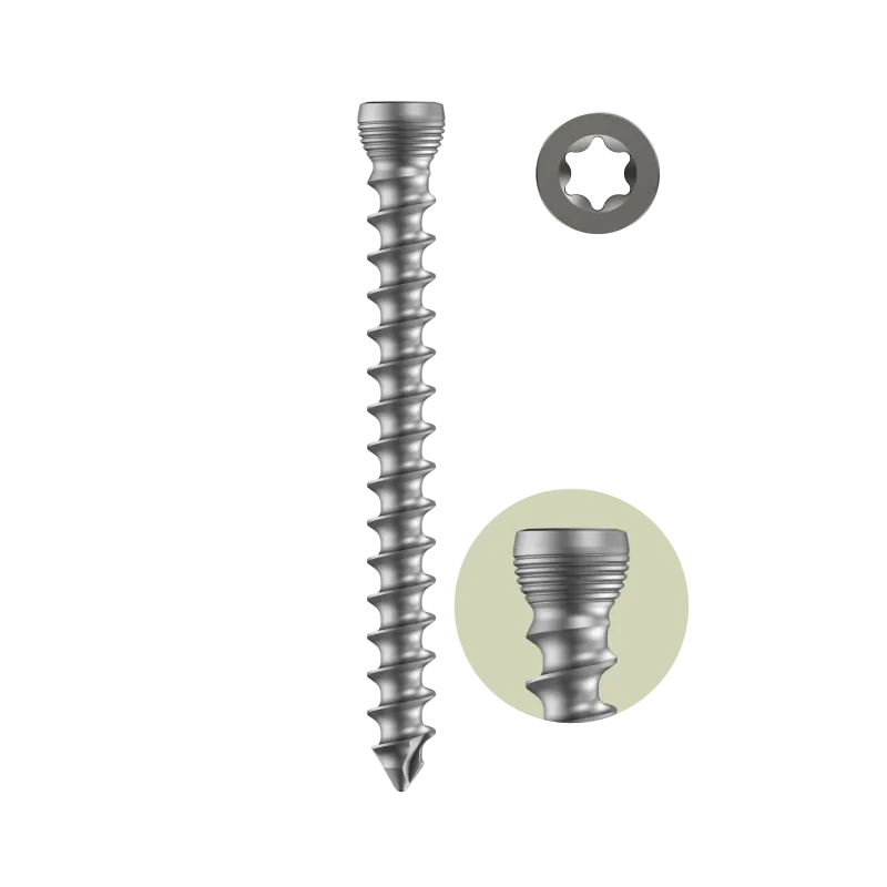 Variolock 5.0mm Variable Angle Locking Head Cancellous Screw Full Thread – Self Tapping (Star Drive)