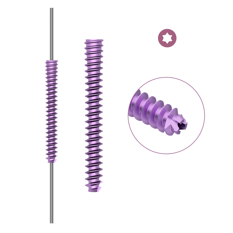 3.5mm Headless Cannulated Compression Screw - Star Drive