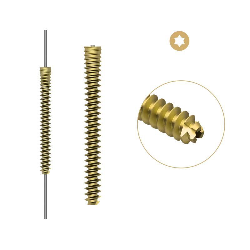 5.5mm Headless Cannulated Compression Screw - Star Drive